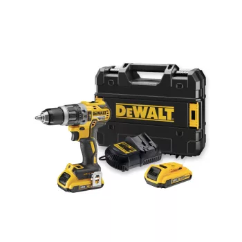   DEWALT Akkus ütvefúró-csavarozó 18 V szénkefe nélküli (2 x 2,0 Ah akku + töltő) DCD796D2