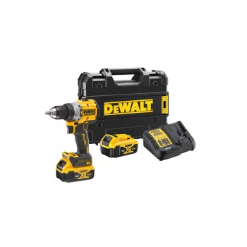   DEWALT Akkus fúrócsavarozó 18 V szénkefe nélküli (2 x 5,0 Ah akku + töltő + TSTAK) DCD805P2LRT