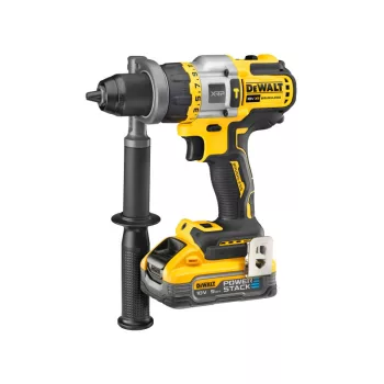   DEWALT Akkus ütvefúró-csavarozó 18-54 V szénkefe n. 126 Nm (2 x 5,0 Ah akku + töltő + TSTAK) DCD9