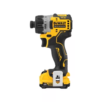   DEWALT Akkus csavarozó 12 V szénkefe nélküli (2 x 2,0 Ah akku + töltő) DCF601D2