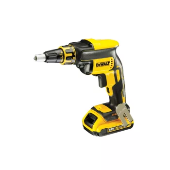   DEWALT Akkus gipszkarton csavarbehajtó 18 V szénkefe nélküli (2 x 2 Ah + töltő) DCF620D2