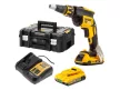 DEWALT Akkus gipszkarton csavarbehajtó 18 V szénkefe nélküli (2 x 2 Ah + töltő) DCF620D2