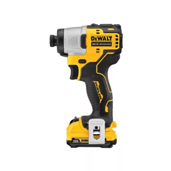   DEWALT Akkus ütvecsavarozó 12 V szénkefe nélküli (2 x 2,0 Ah akku + töltő) DCF801D2
