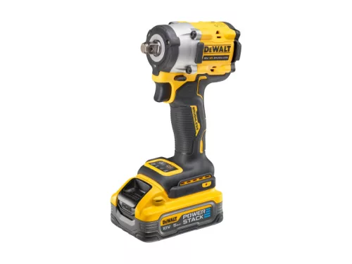 DEWALT Akkus ütvecsavarozó 18 V 1/2" 406 Nm (2 x 5,0 Ah Power Stack akku + töltő + TSTAK)