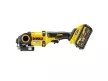 DEWALT Akkus sarokcsiszoló 125 mm 18 V szénkefe nélküli (2 x 9,0 Ah akku + töltő) DCG418X2
