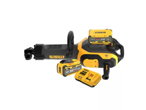DEWALT Akkus vésőkalapács 54V (2 x 15,0 Ah akku + töltő) 28 mm HEX / 41 J