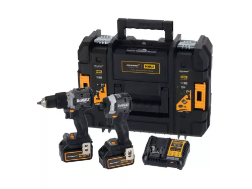 DEWALT/McLaren Akkus erőcsomag 18 V (DCD85M + DCF85M + TSTAK + 2 x 4,0 Ah akku + töltő)