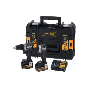   DEWALT/McLaren Akkus erőcsomag 18 V (DCD85M + DCF85M + TSTAK + 2 x 5,0 Ah akku + töltő)