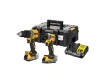 DEWALT Akkus kombó szett 18 V szénkefe nélküli DCK2050E2T