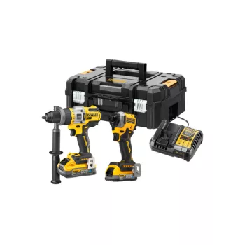   DEWALT Akkus erőcsomag 18 V (DCF850+DCD999 + 1x5,0 Ah +1x1,7 Ah Power Stack akku+töltő+TSTAK)