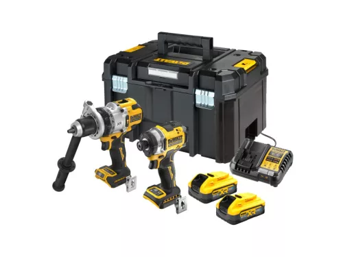 DEWALT Akkus erőcsomag 18 V (DCF860 + DCD1007 + 2 x 5,0 Ah Power Stack akku + töltő + TSTAK)