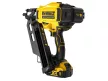 DEWALT Akkus szerkezetépítő szögbelövő 34° 18 V (2 x 5,0 Ah akku + töltő) kofferben