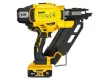 DEWALT Akkus szerkezetépítő szögbelövő 34° 18 V (2 x 5,0 Ah akku + töltő) kofferben