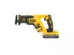 DEWALT Akkus szablyafűrész 18 V szk. nélküli (2 x 5,0 Ah Power Stack akku + töltő + TSTAK)