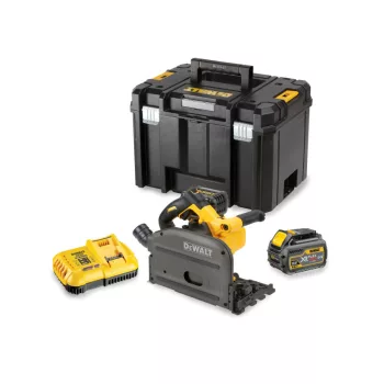   DEWALT Akkus merülő körfűrész 54 V szénkefe nélküli (2 x 6 Ah + töltő) DCS520T2