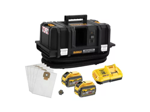DEWALT Akkus porszívó 18-54 V (2 x 6 Ah + töltő) DCV586MT2