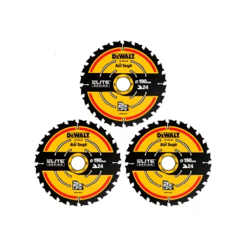   DEWALT EXTREME Fűrésztárcsa fához 190 x 30 x 1,65 mm / 24T (3 db/cs)