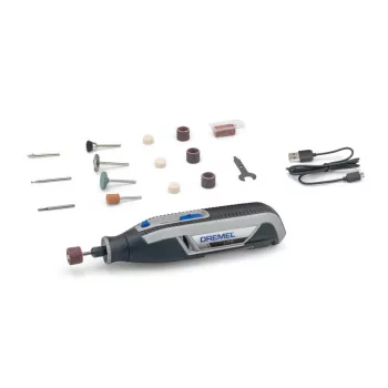   DREMEL Lite Multifunkciós szerszám + 15 részes tartozékkészlet USB-vel tölthető 7760-15