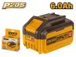 INGCO Akkumulátor 6,0 Ah 20 V