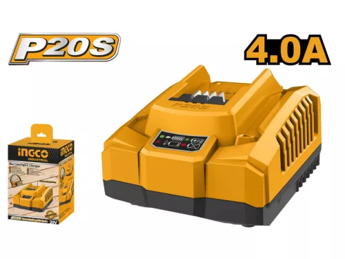 INGCO Akkumulátor töltő 4,0 A 20 V