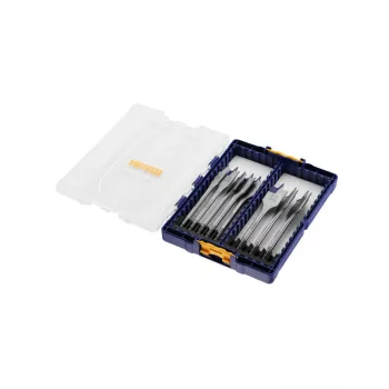   IRWIN Lapos fafúró készlet 8 részes bit Blue Groove 4x (12-32 mm)