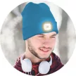 Sapka LED-es lámpával - kék