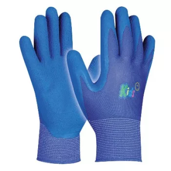 Gyermek munkavédelmi kesztyű KIDS BLUE, 5-ös méret
