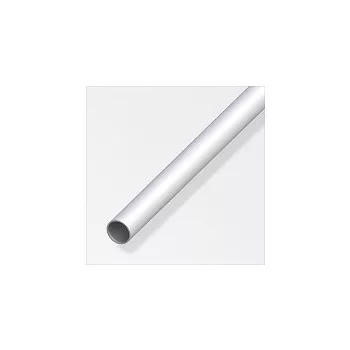 ALFER - Round tube 12x1 Alu silver 1m
