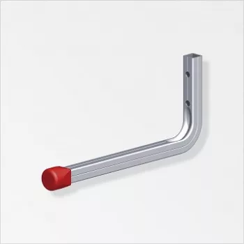 ALFER - fali kampó L alumínium 175x80mm, max.15kg