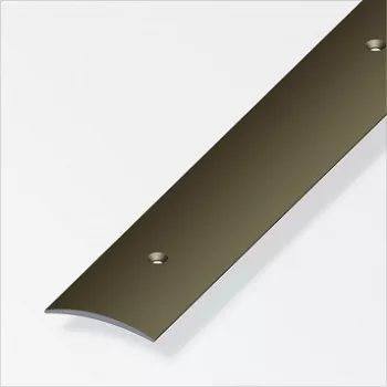   ALFER - profil átmeneti ív perforált alumínium eloxált bronz 1000x30x5mm