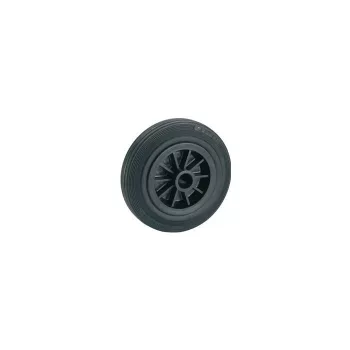   Dörner + Helmer - PVC szállítókerék teljes gumiborítással 100x30 mm