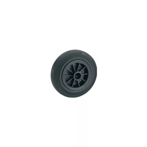 Dörner + Helmer - PVC szállítókerék teljes gumiborítással 100x30 mm
