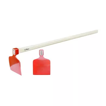   ZBIROVIA - négyszögletes kerti kapa kovácsolt 250x150x1200 mm