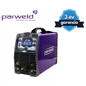   PARWELD 200A-os digitális 5in1 hegesztőinverter MIG/FLUX, AC/DC TIG, PLASMA, MMA