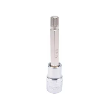 YATO Hosszú bit dugókulcs Spline 1/2" M10 CrV