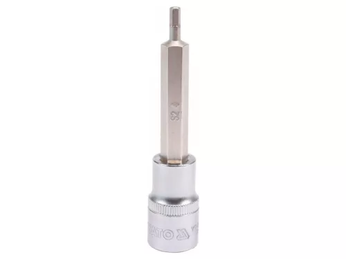 YATO Hosszú bit dugókulcs Imbusz 1/2" 4 mm CrV