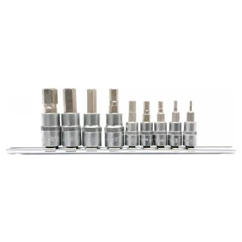   YATO Bit dugókulcs készlet 9 részes Imbusz 1/4", 3/8" CrV