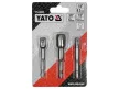 YATO Dugókulcs adapter készlet 3 részes 1/4" Hex -> 1/4", 3/8", 1/2" négyszög