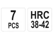 Szélvédőcserélő szett 7 részes HRC38-42 YATO