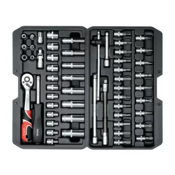 YATO Dugókulcs készlet 56 részes 1/4" 4-13 mm CrV