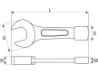 YATO Üthető villáskulcs 30 mm / 187 mm CrV