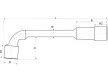 YATO Pipakulcs 8 mm / 117 mm CrV