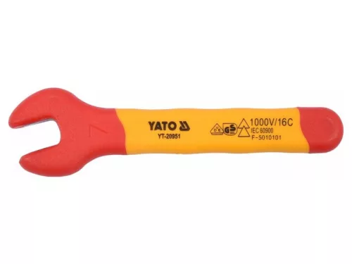 YATO Villáskulcs 7 mm / 90 mm 1000 V-ig szigetelt CrV