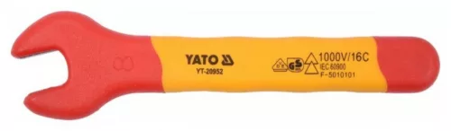 Villáskulcs 8 mm 1000V szigetelt CrV YATO