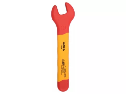 YATO Villáskulcs 10 mm / 110 mm 1000 V-ig szigetelt CrV