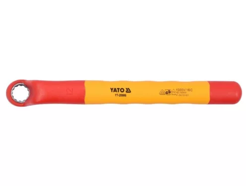 YATO Hajlított csillagkulcs 12 mm / 190 mm 1000 V-ig szigetelt CrV