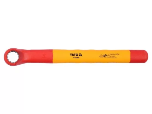 YATO Hajlított csillagkulcs 14 mm / 205 mm 1000 V-ig szigetelt CrV