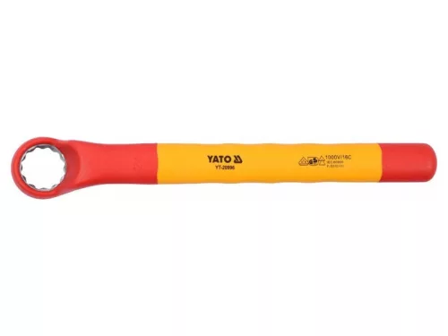 YATO Hajlított csillagkulcs 24 mm / 265 mm 1000 V-ig szigetelt CrV