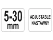 Akkumulátor saru és ablaktörlőkar lehúzó 2 körmös 5-30 mm YATO