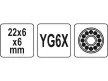 YATO Csempevágó kerék 22 x 6 x 6 mm